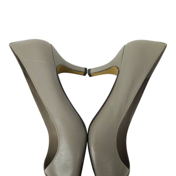Bella Vita WOW Taupe Pump Womens Size 12 W Kitten Heel Leather Kidskin NEW - Picture 14 of 15